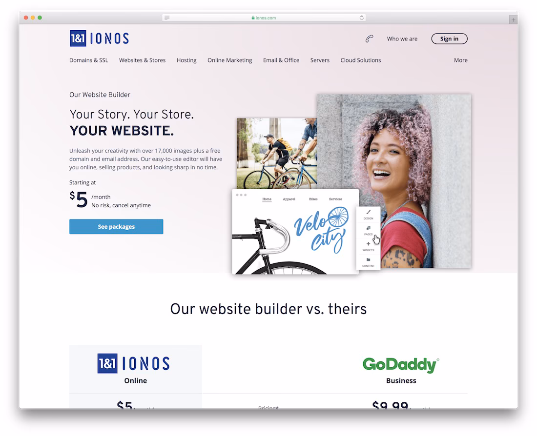 1-1 ionos website builder for mac