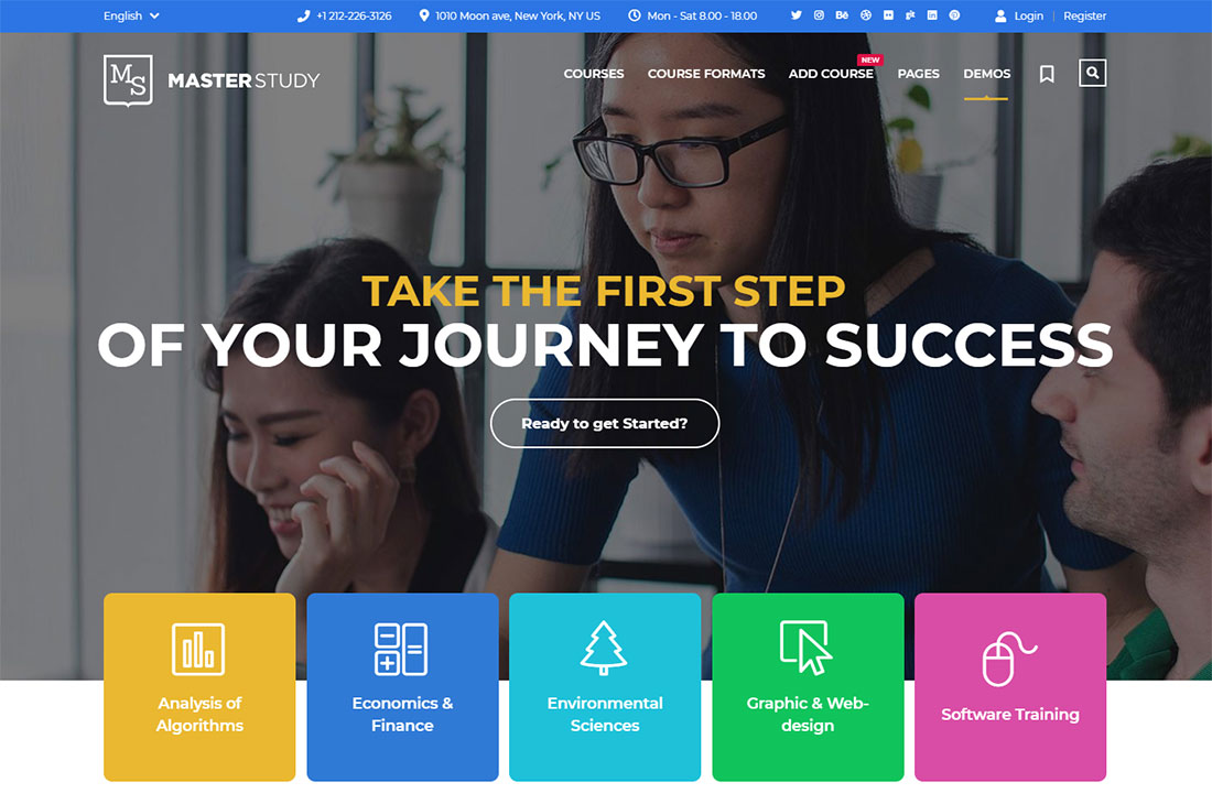 masterstudy elementary school WordPress theme
