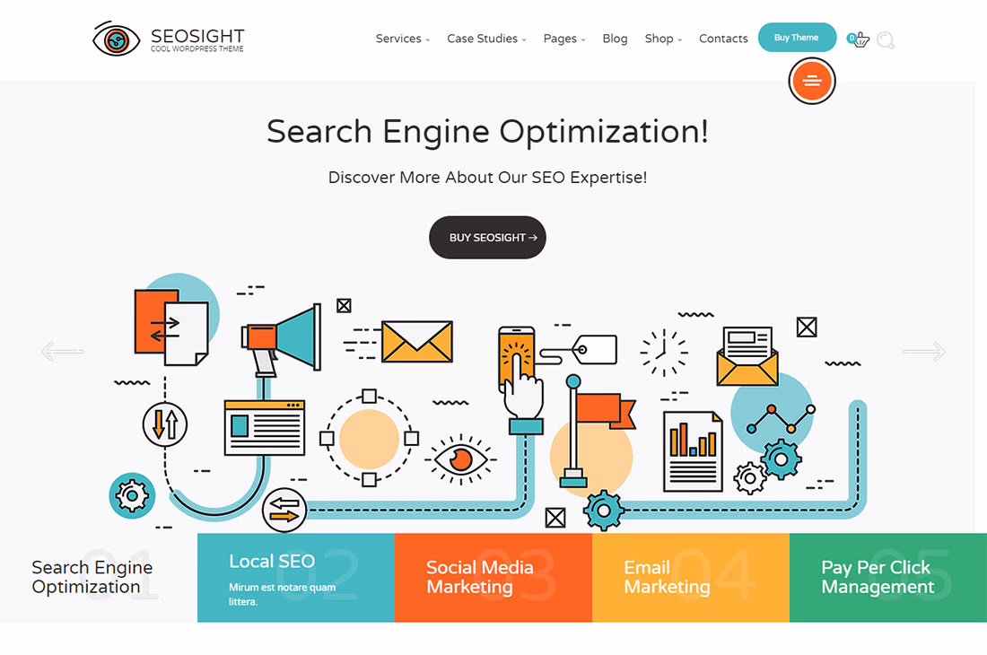 SEOsight Lead Generation WordPress Theme