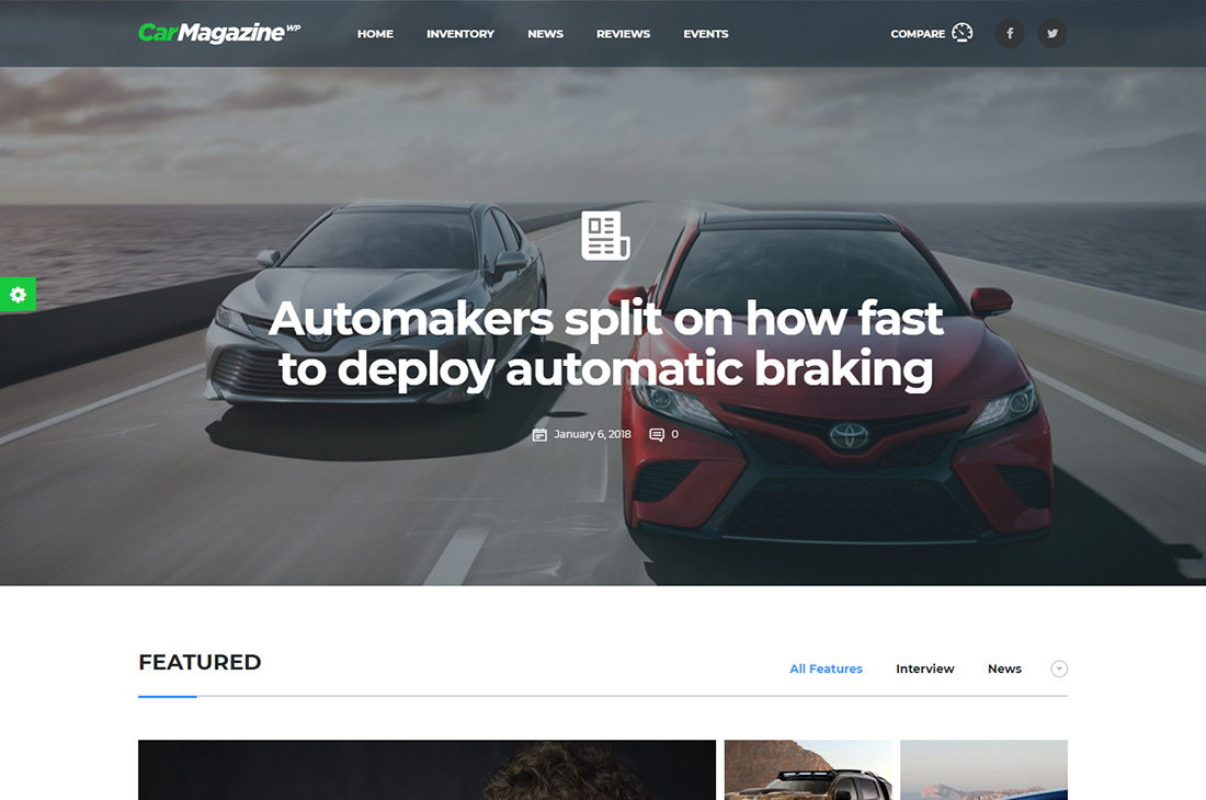 motors cars magazine wordpress themes