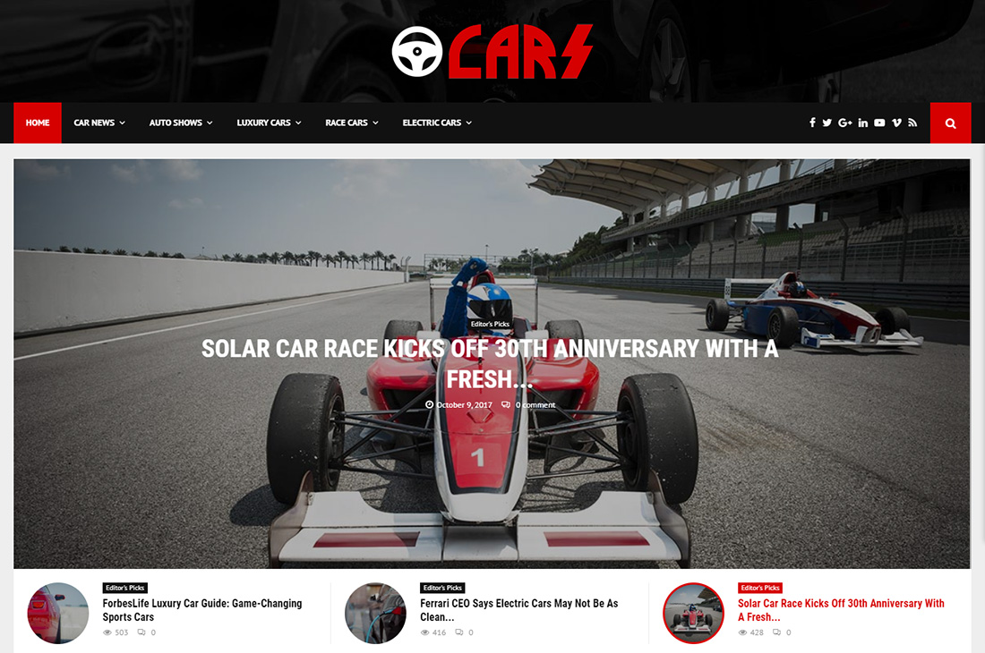 pennews cars magazine wordpress themes