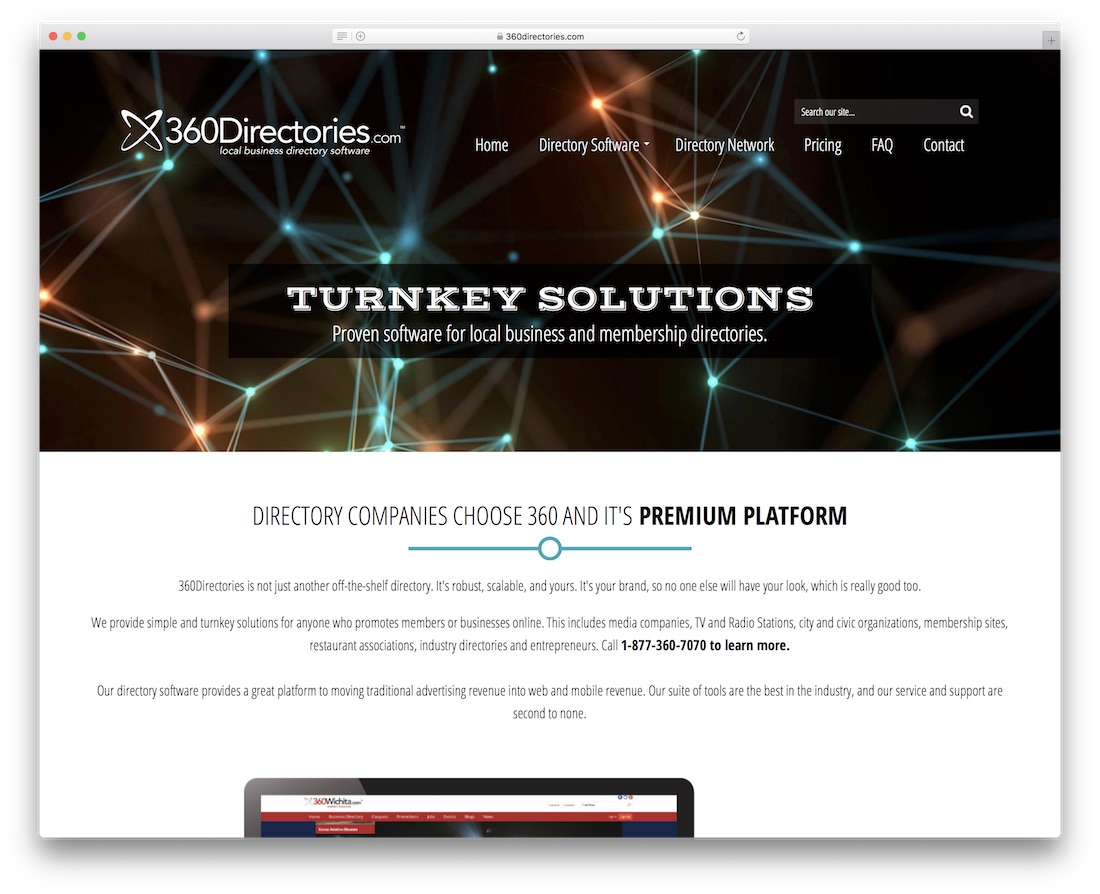 360directories directory website builder