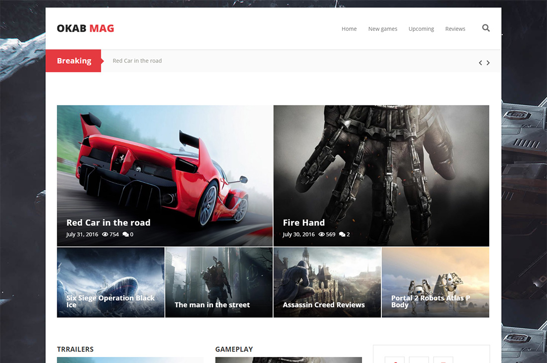 okab cars magazine wordpress themes