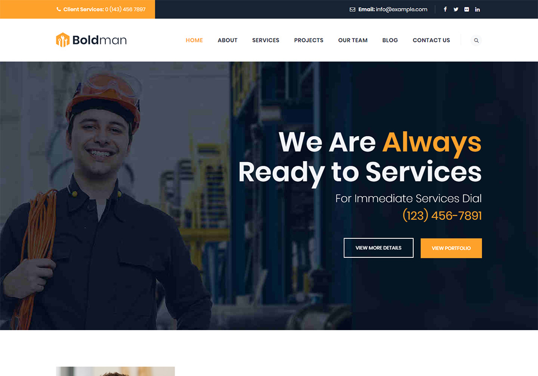 Boldman WordPress Themes for Painters