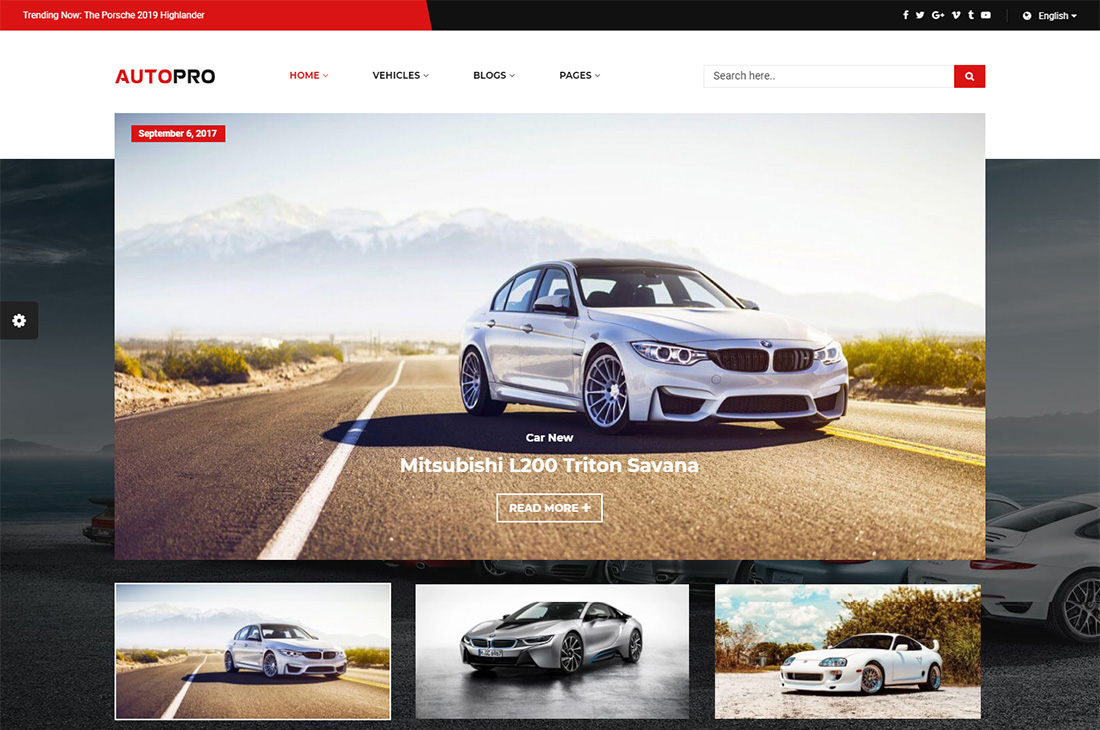 autopro cars magazine wordpress themes