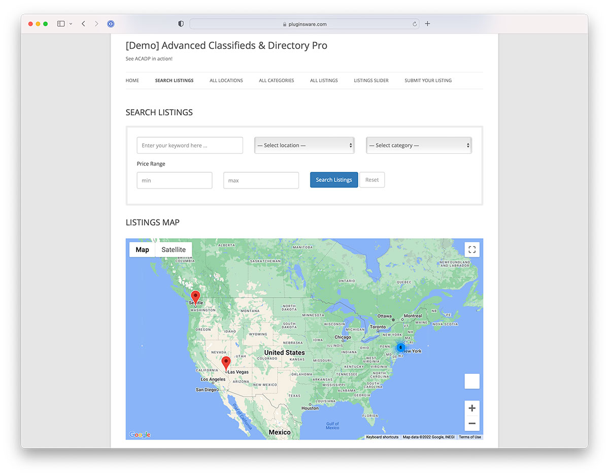 Advanced Classifieds & Directory Pro WordPress plugin 