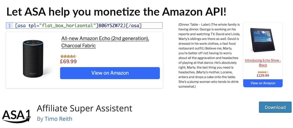 affiliate super assistent wordpress plugin