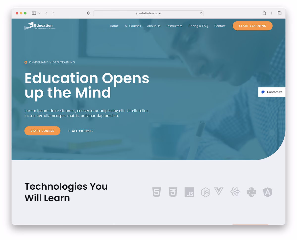 astra community wordpress theme