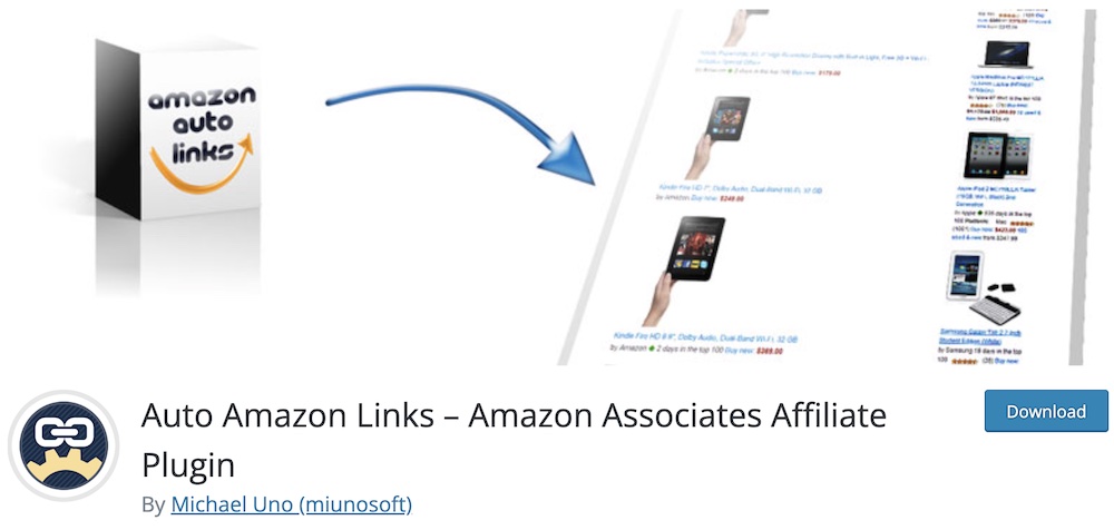 auto amazon links free wordpress plugin