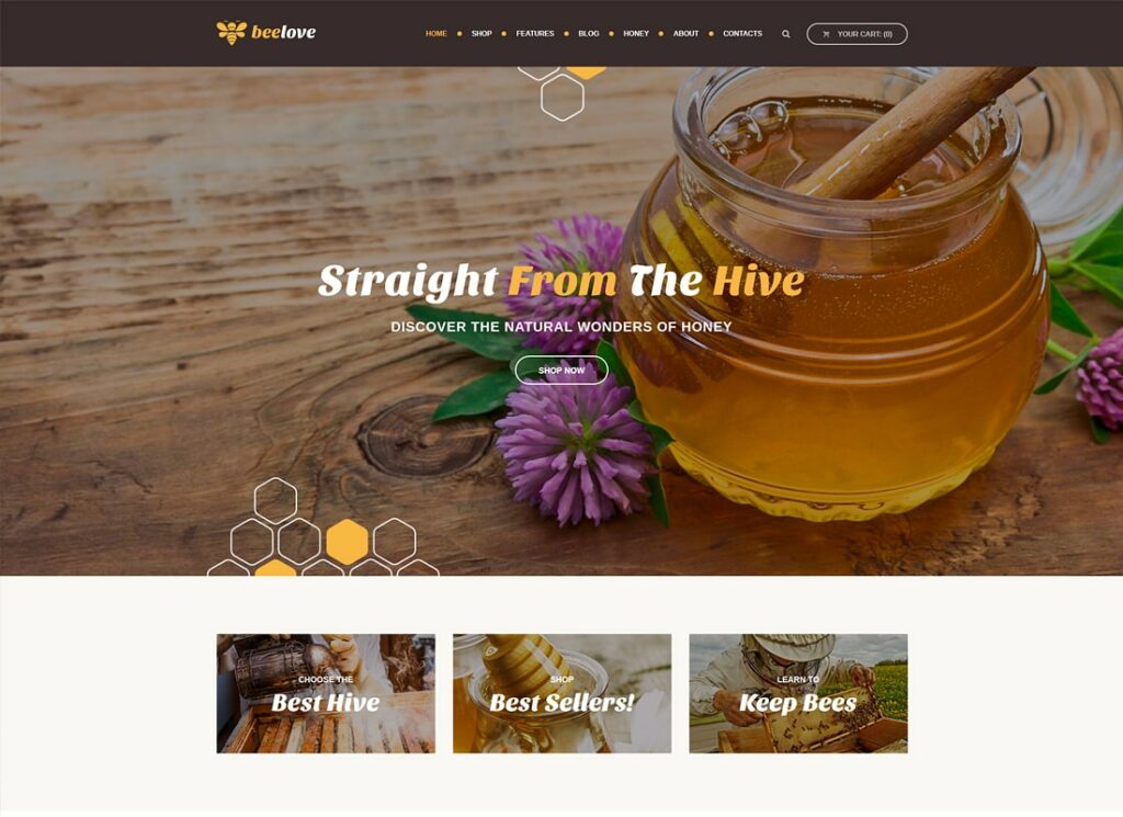 Beelove | Honey Production and Sweets Online Store WordPress Theme