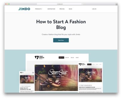 fashion website builders