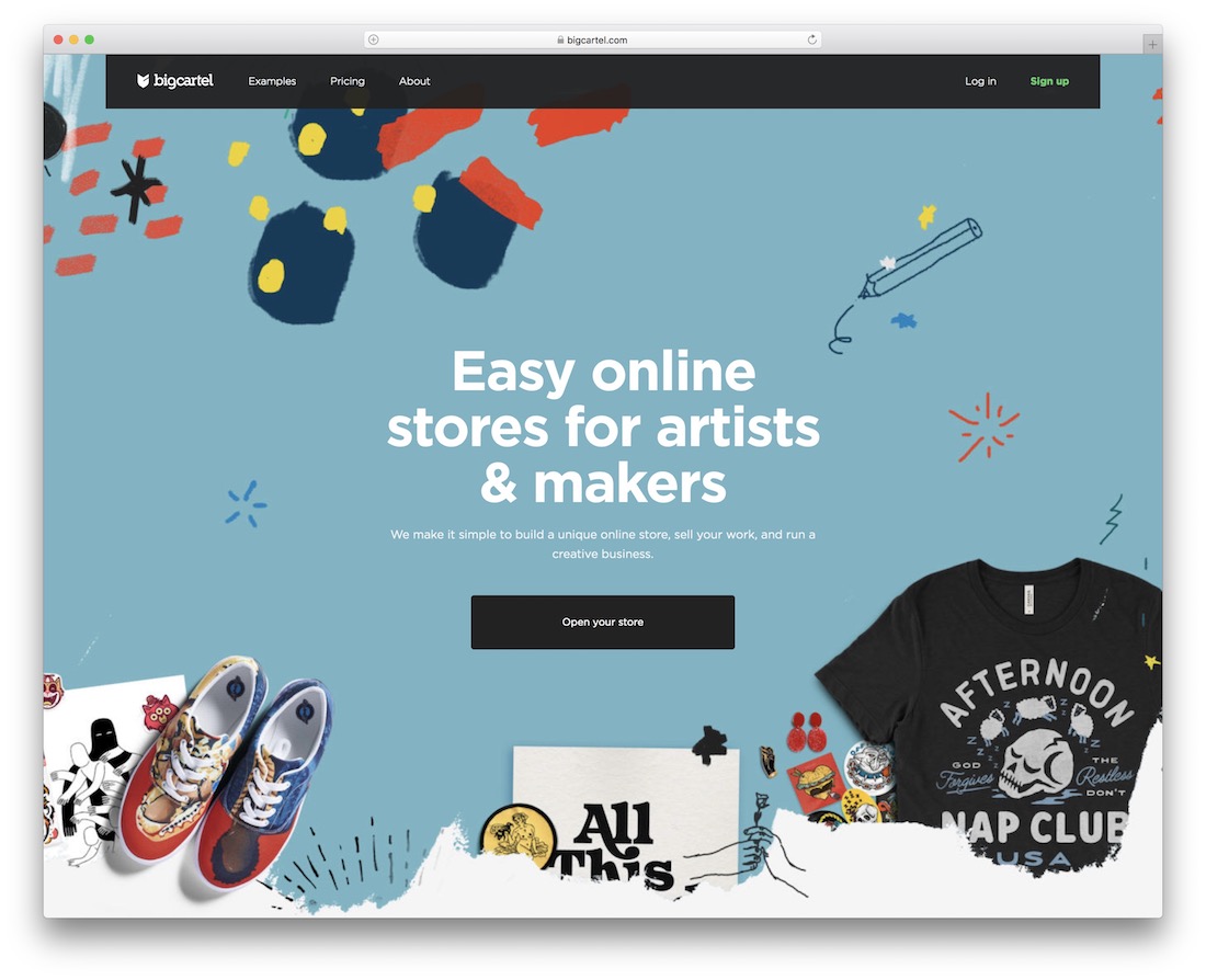 big cartel online store builder