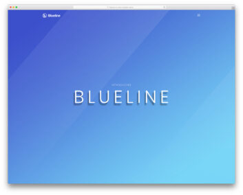 Blueline template preview