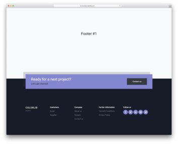 bootstrap footer 01