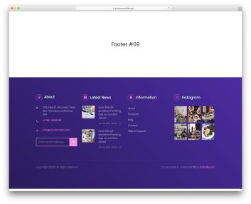 bootstrap footer 19