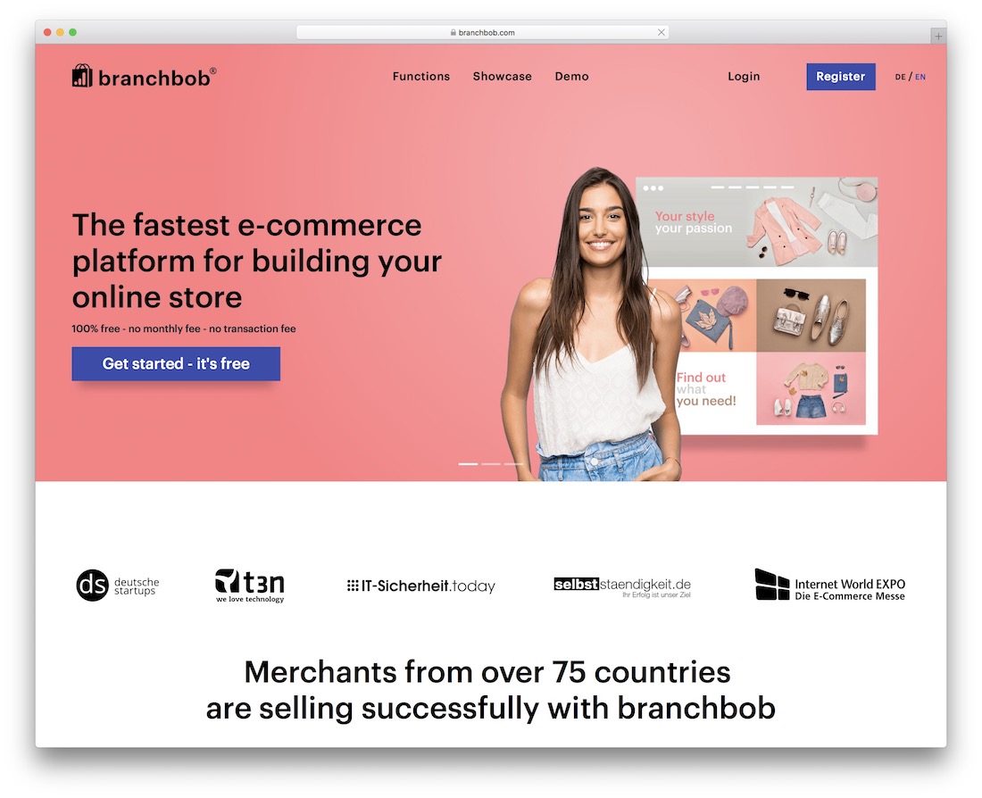 branchbob online store builder