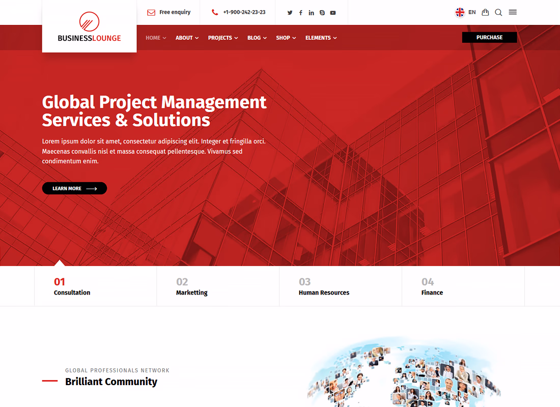 Business Lounge - Multi-Purpose Business & Consulting Theme