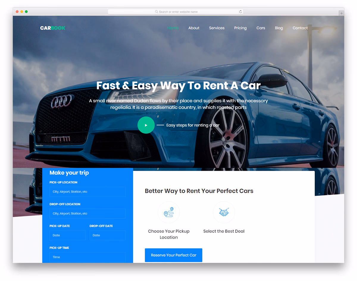 Carbook Free Template