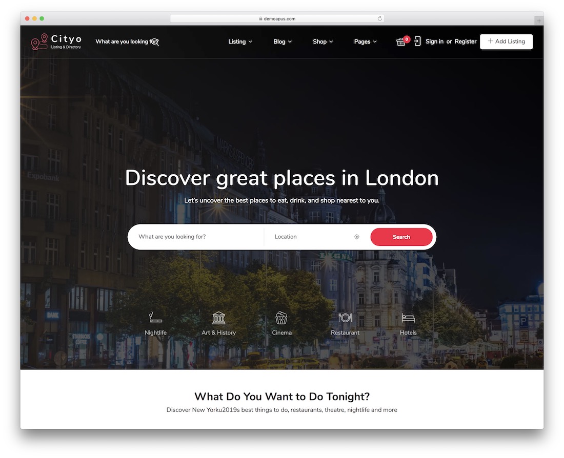 cityo wordpress auction theme