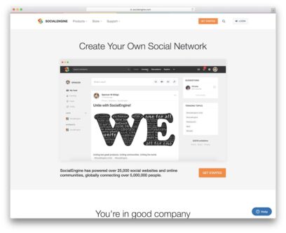 community website builders