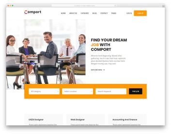 comport free template