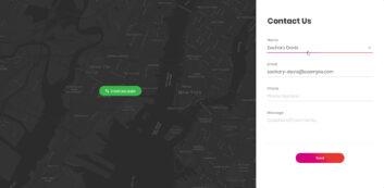 Contact Form v13 template preview