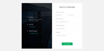 Contact Form v17 template preview
