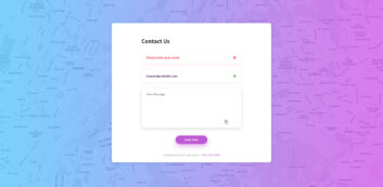 Contact Form v9 template preview