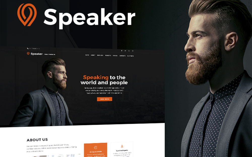 Speaker - Life Coach WordPress Theme