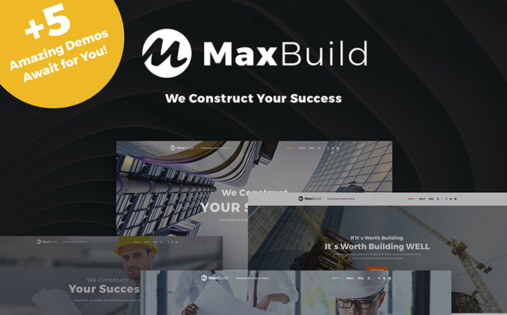 MaxBuild - Construction Multipurpose WordPress Theme