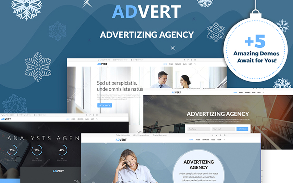 Advert - Advertising Agency WordPress Theme
