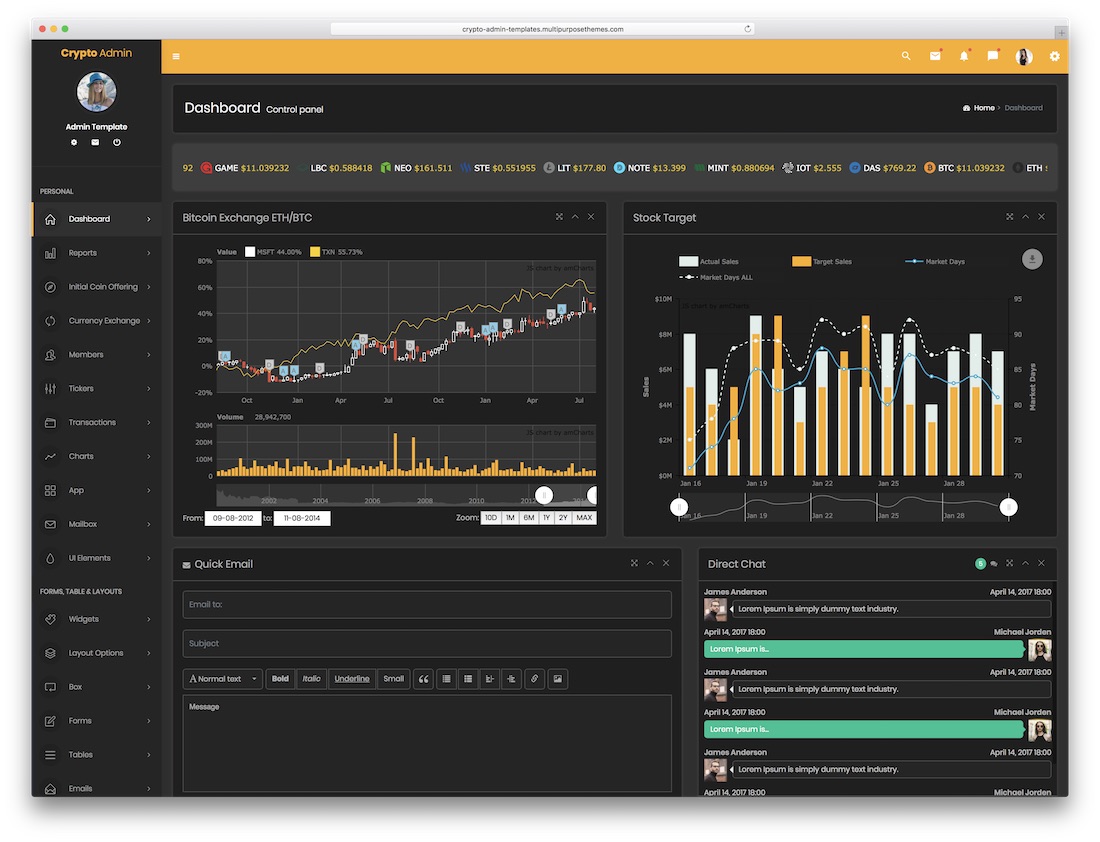 crypto admin