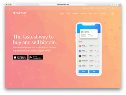 crypto WordPress themes