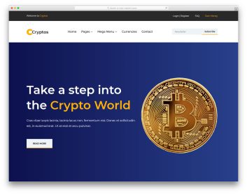 cryptos free template