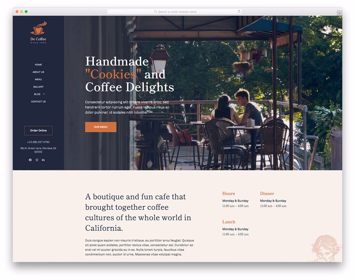 Decoffee Colorlib Template