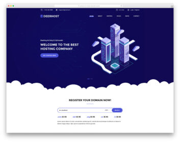 DeerHost template preview