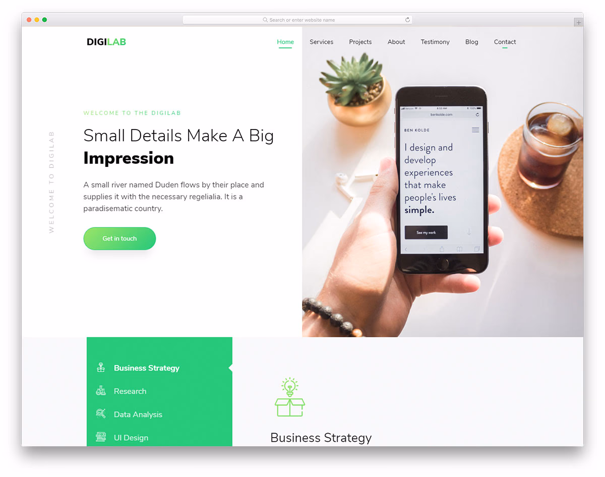 digilab free template