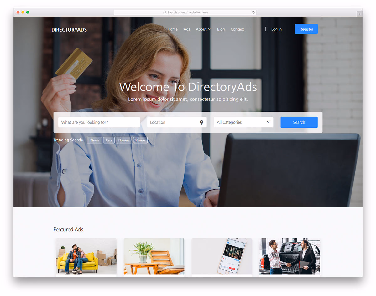directoryads free template