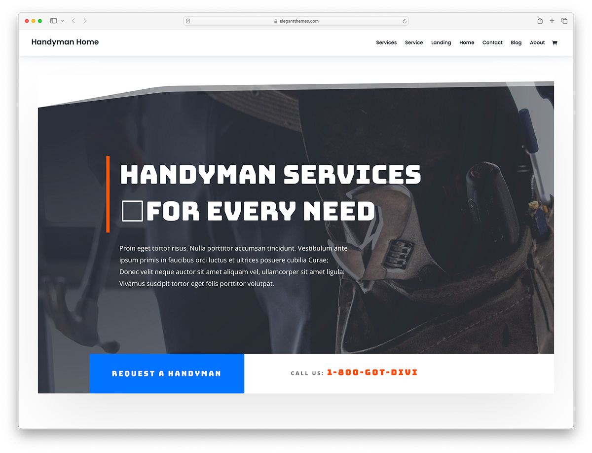Divi - handyman 
