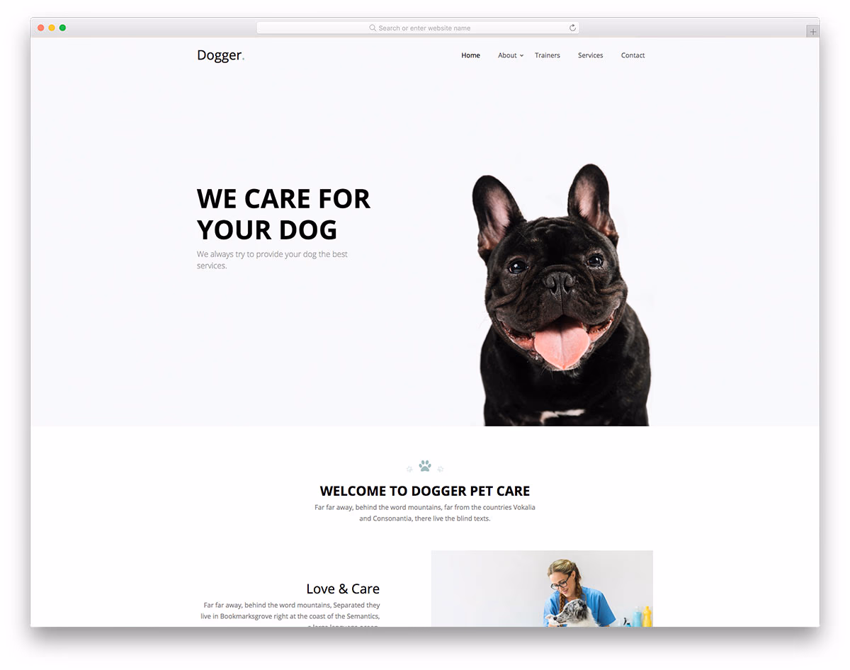 Dogger Free Template
