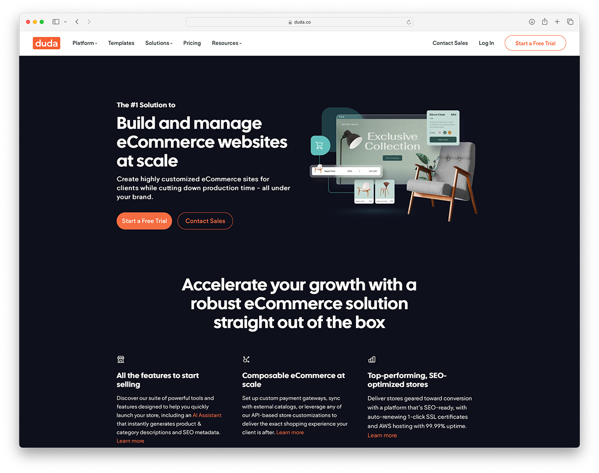 Duda - easy to use Online Store Builder