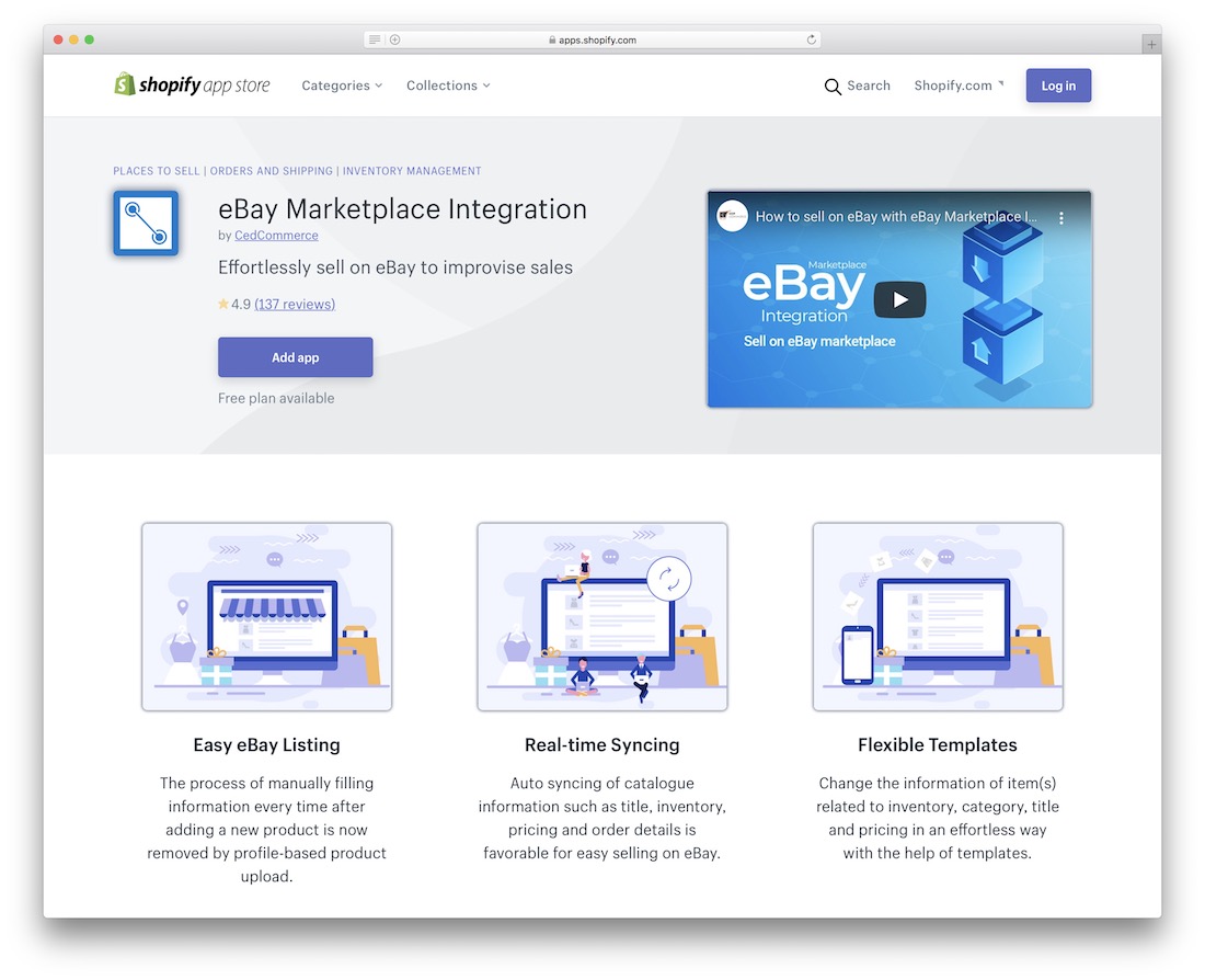 ebay shopify marketplace app