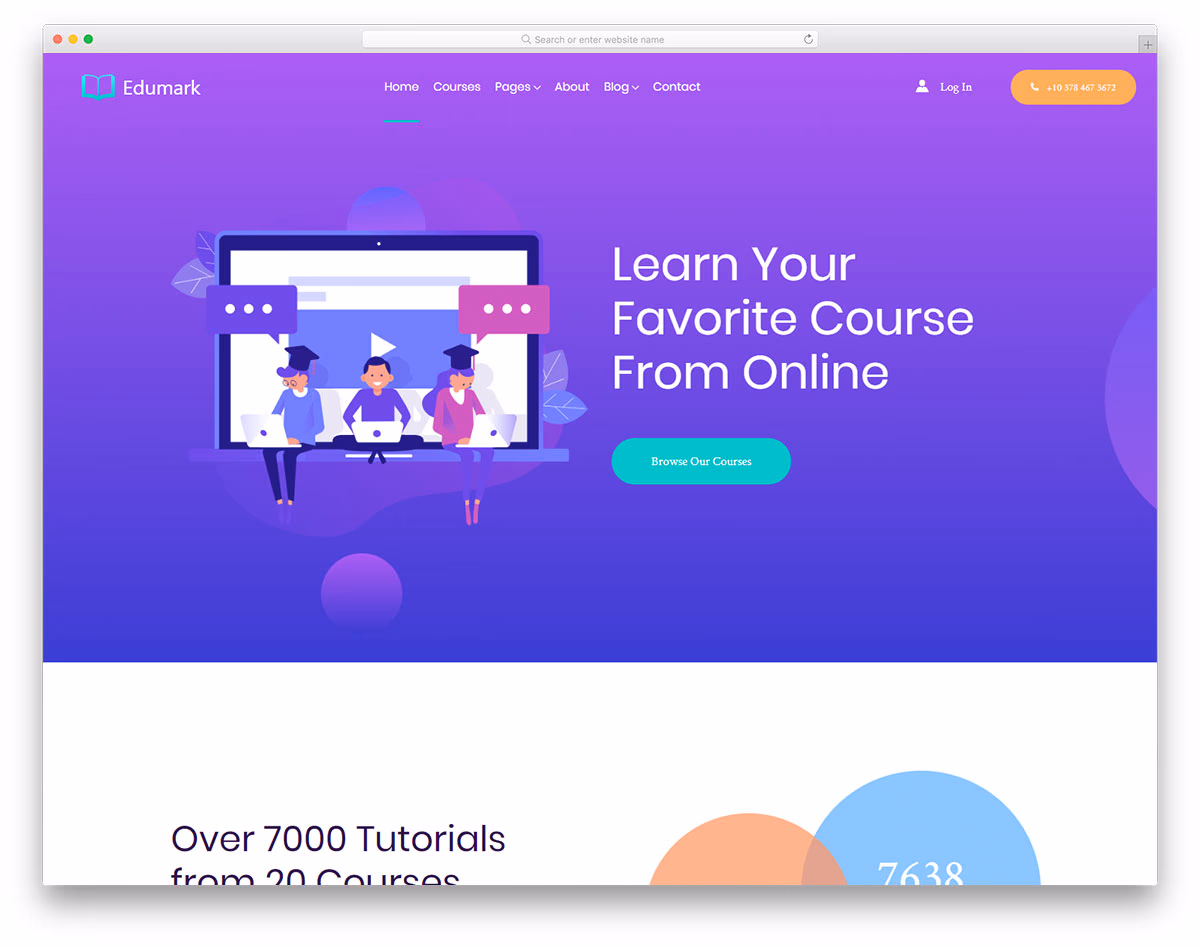 Edumark Free Template