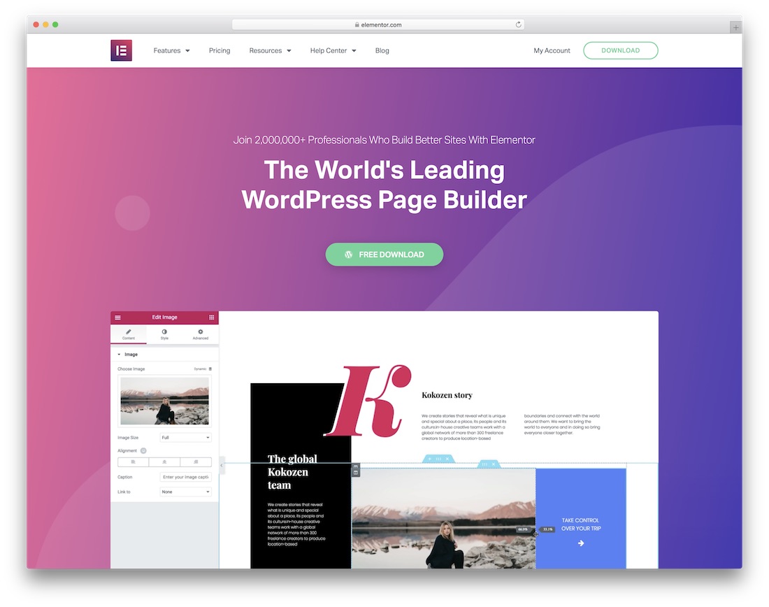 elementor school and teacher website builder