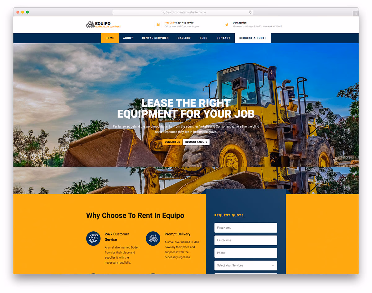 Equipo Free Template