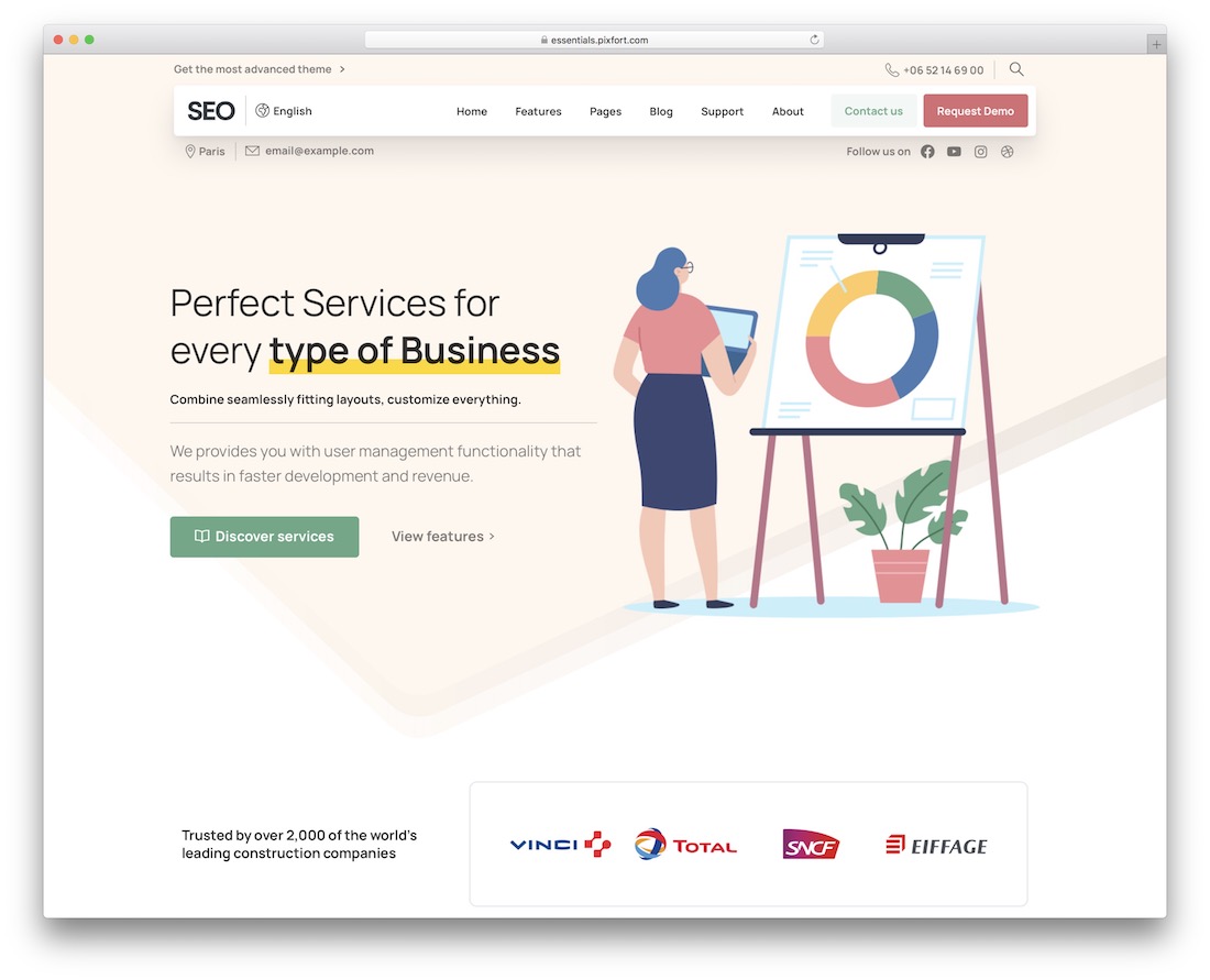 essentials cool website design