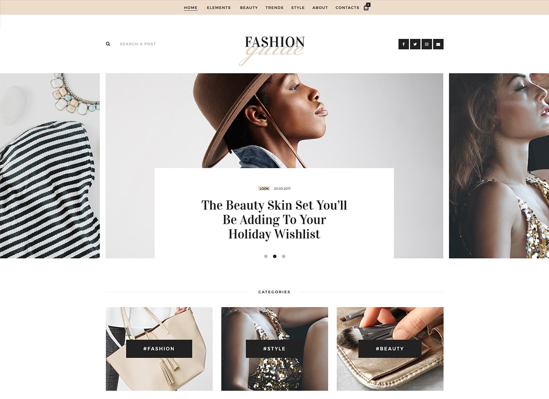 Fashion Guide | Online Magazine & Lifestyle Blog WordPress Theme