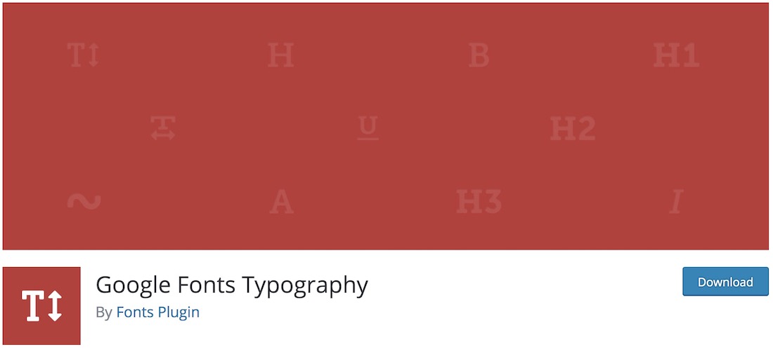 google fonts typography free wordpress plugin