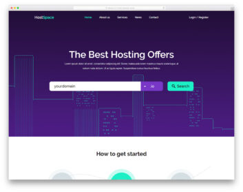 hostspace free template