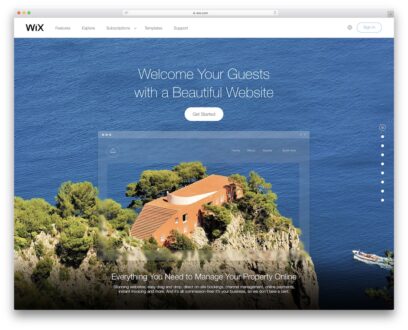 hotel website builders